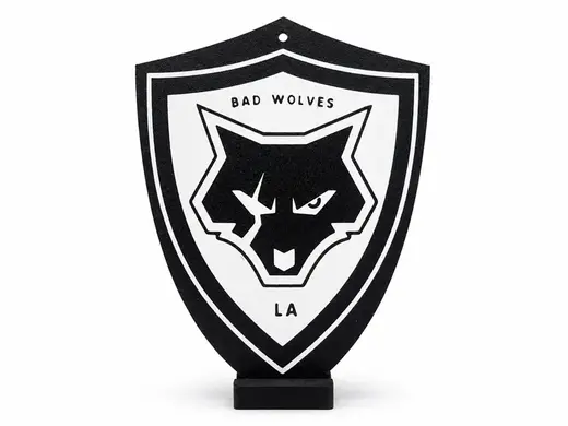 Bad Wolves Band Logo Plaque