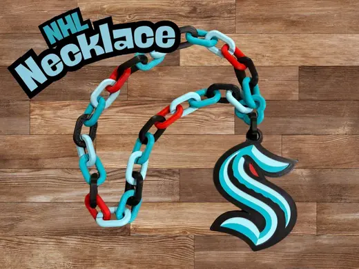 NHL Teams Chain Necklace - Seattle Krakens