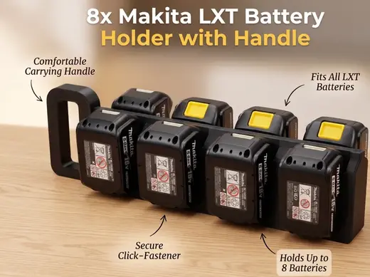 2/4/6 and 8 Battery holder for Makita 18v