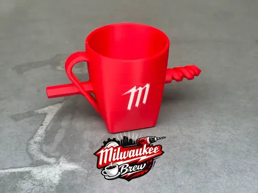 Milwaukee Coffee cup drill