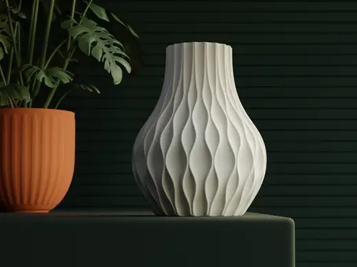 Vase for brick flowers v2