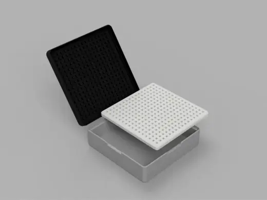 4mm Pixel Puzzle Plate, Punch Lid and Catch Tray