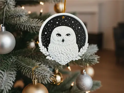 Christmas Owl Decoration