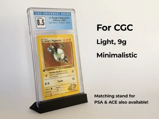CGC Graded Card Slab Display Stand - Minimalistic
