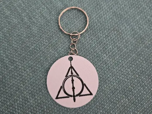Portachiavi Harry Potter Deathly Hallows Hogwarts