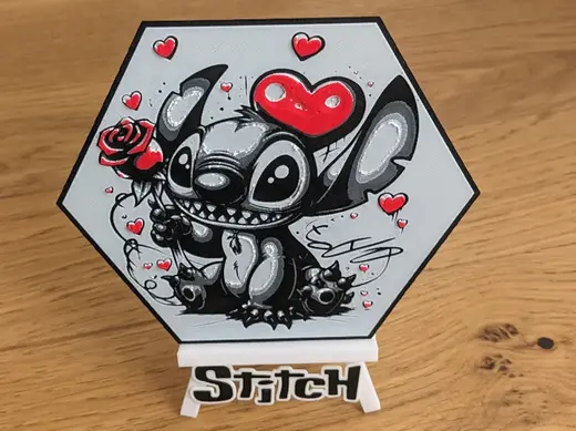 STITCH Valentine's Day Hex Hueforge 2