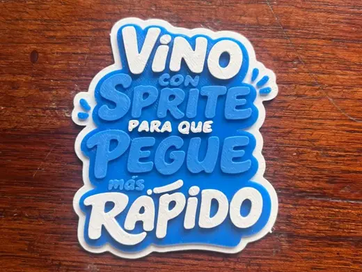 Logo vino con sprite - un poco de ruido 500ml