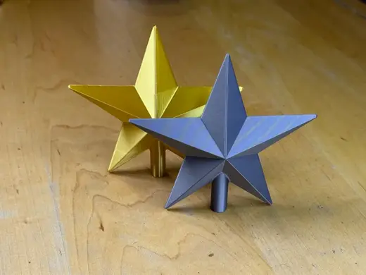 Stern-Spitze für Weihnachtsbaum