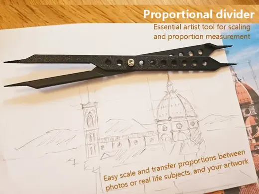 Proportional divider - artist tool