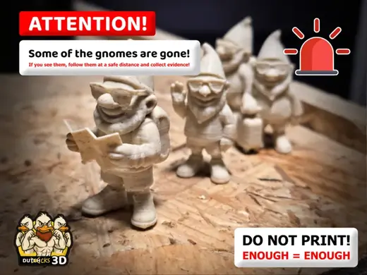 Terrible gnomes are escaped. Read instructions