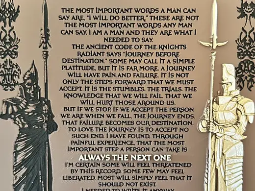 Oathbringer The Next Step Quote