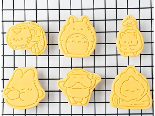 Totoro cartoon cookie cutter set