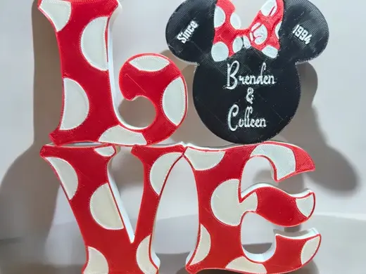Polka dot Minnie Love