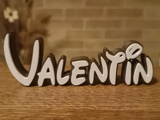 Disney Name Sign Valentin