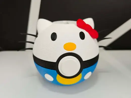 Hello Kitty Pokeball Piggy Bank Money Saving Box