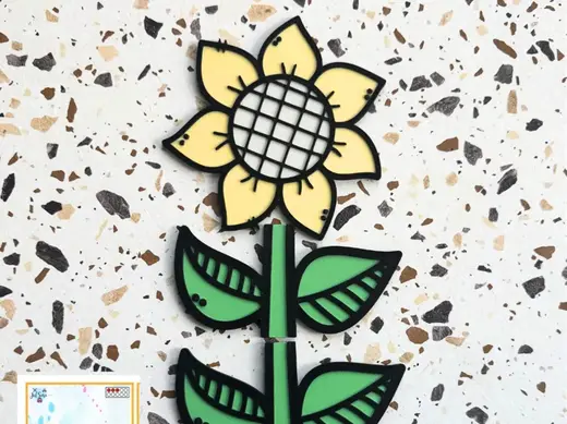 Groeiende zonnebloem spel - Juf Sara