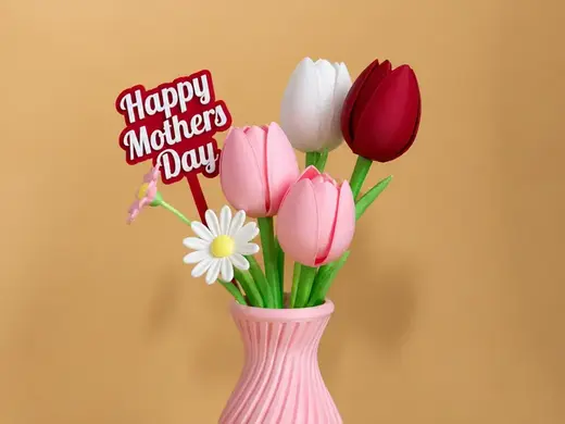 Flower Pin for Bouquets - Mother's Day