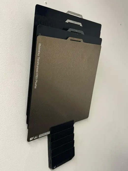 Build plate wall holder (Easy to print)