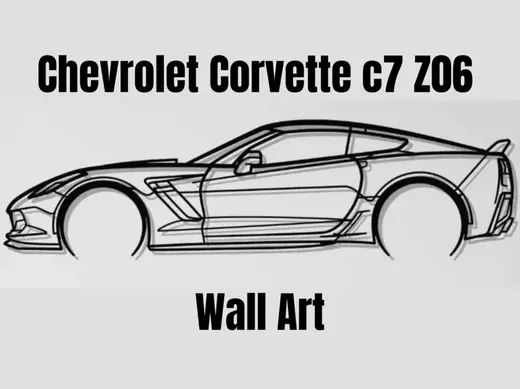 Chevrolet Corvette c7 Z06 Wall Art