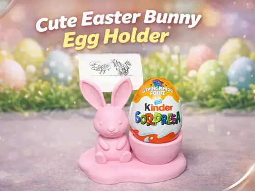 Easter bunny place holder - Egg Holder - cute easy