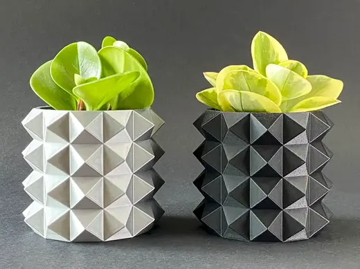 Pyramid Plant Pot - Pen Holder