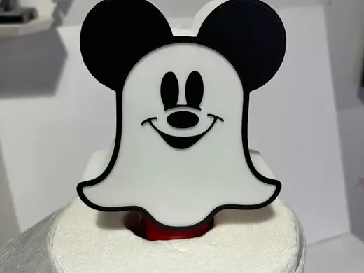 mickey ghost paper towel holder
