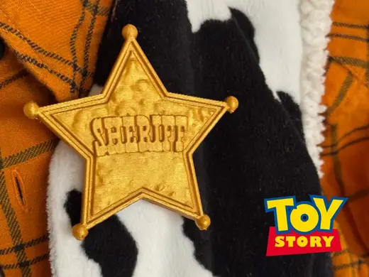 Woody's Sheriff Badge - Toy Story