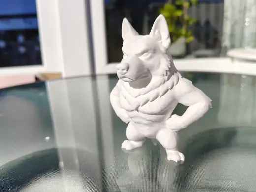 Buff German Shepherd - Tough Dog Figurine
