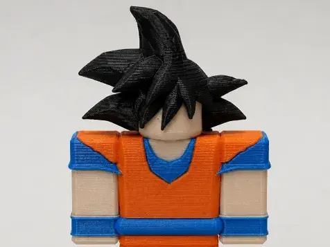 Brookhaven Roblox Figure Goku Print in Place 3D