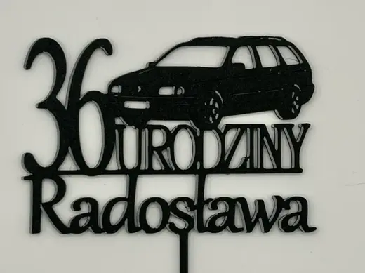 Topper - 36 URODZINY Radosława
