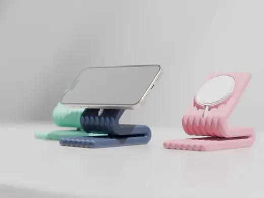 modern iphone charging stand. Perfect for standby