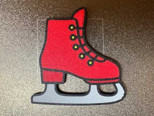 Ice Skate Tactile Story Prop