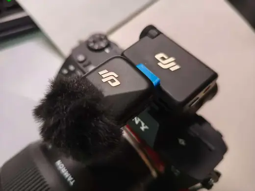 DJI MIC MINI 单麦克风前向收音相机热靴支架