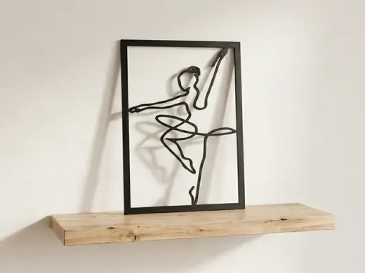 One Line picture "Elegant Ballerina Dancer"