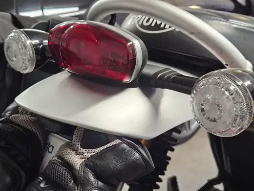 Triumph Scrambler 1200 turn signal relocate