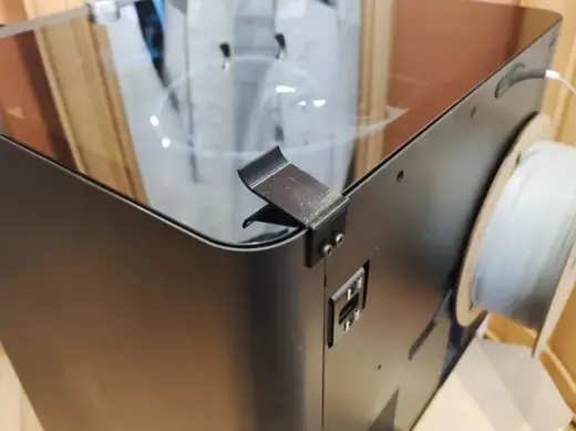 P1S upper glass protection hinge