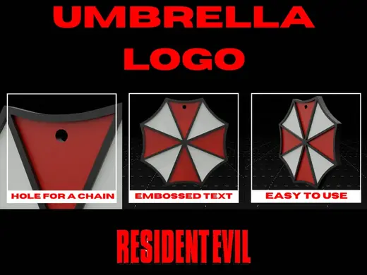 Umbrella Corporation Logo Keychain – Fan Made