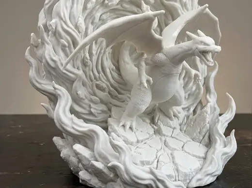 Charizard Inferno Diorama - Dragon