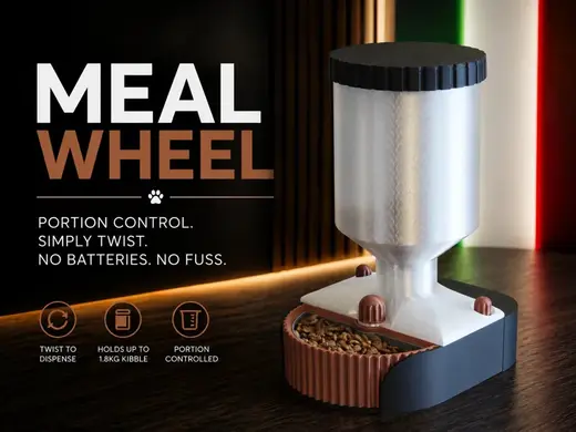 Meal Wheel – Twist Kibble Feeder