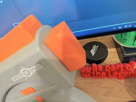Splatter Ball stock attachment