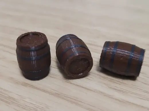 Wooden Barrel - Board Game Resources