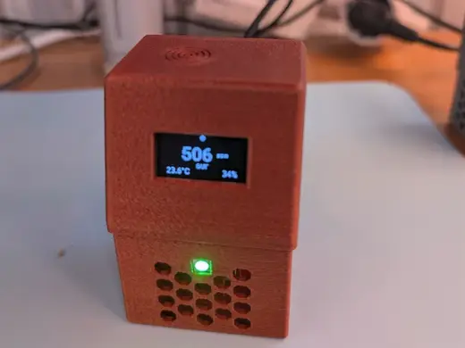 CO2-Ampel mit ESP32, Display, SCD41 und Touch