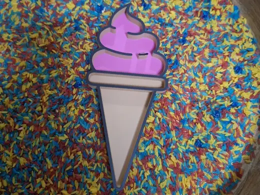 Sensory Play Ice Cream