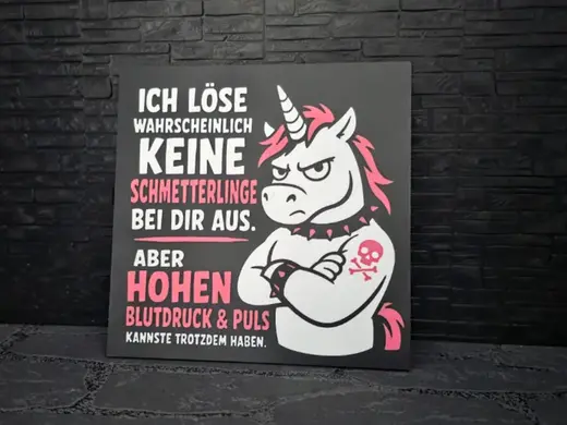 Magnet Schild "Hoher Blutdruck"