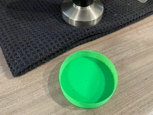 Espresso tamper shim for Delonghi