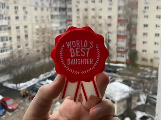 World's Best Daughter Medal