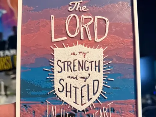 Psalm 28:7 - Hueforge