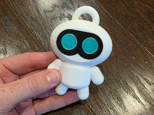 Astronaut Wootteo BTS Keychain