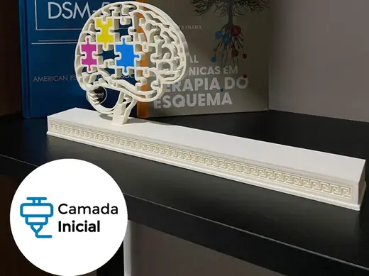 Placa Decorativa – Psicologia - Versão Simples