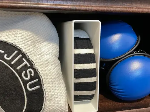 Jiu Jitsu Belt display